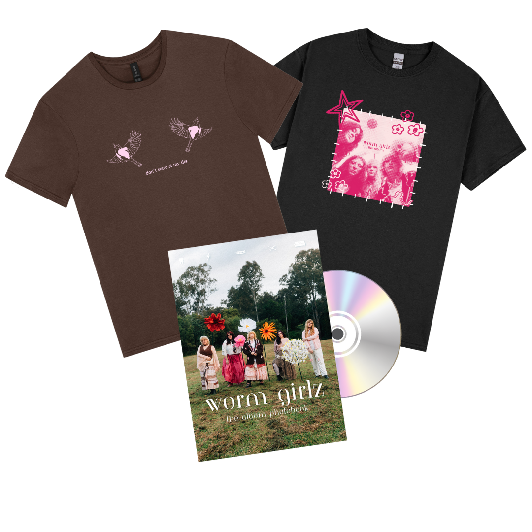 Worm Girlz The Album Photobook & Worm Girlz The Album T-shirt & Worm Girlz Don't T-shirt **PRE-ORDER**